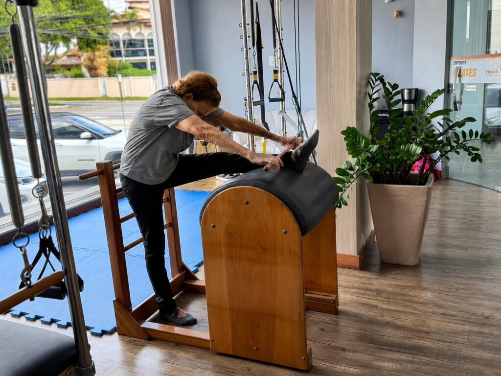 Pilates em aparelhos no estúdio da Health Way
